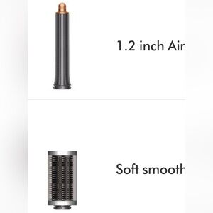 Dyson air wrap curling wand and smoothing brush